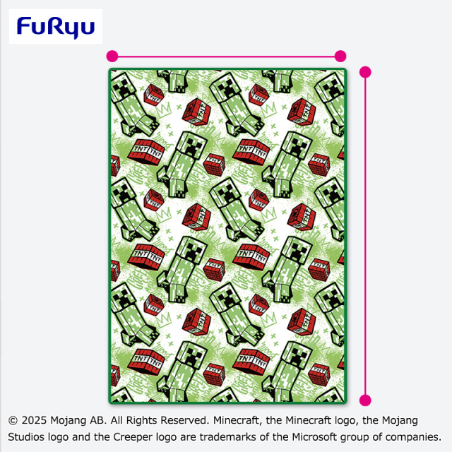 プラザアピア静岡プライズ｜マインクラフト　大きな毛布：クリーパー