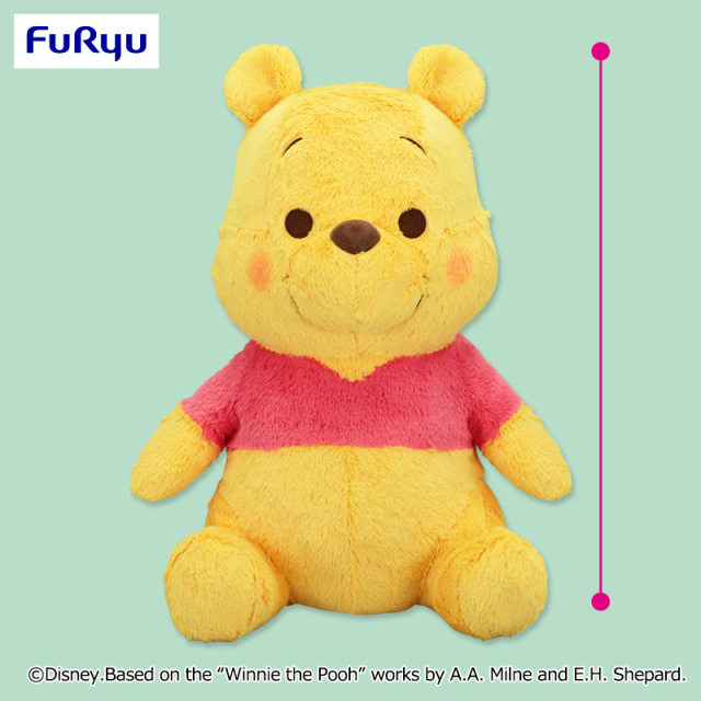 プラザアピア静岡プライズ｜くまのプーさん　FukuFuku もちっとふんわり超BIGぬいぐるみ