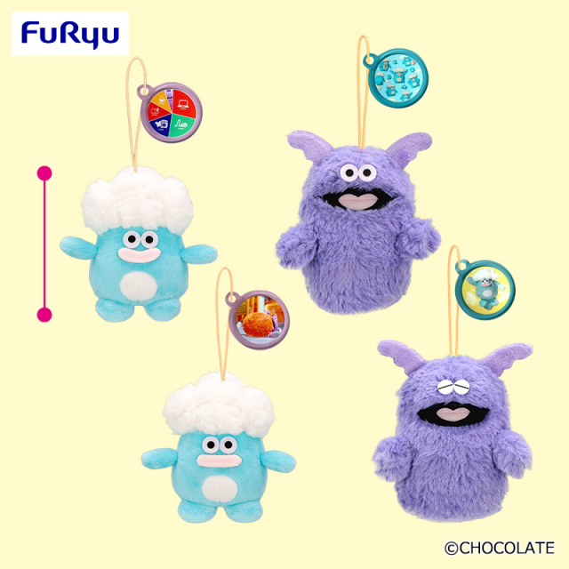 プラザアピア静岡プライズ｜ホイッピ＆ラッピ　アクリル付きマスコット ～頭のなか～