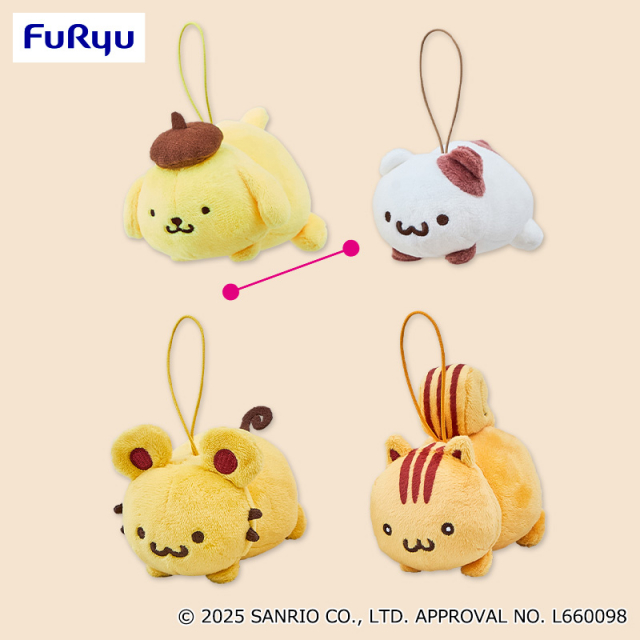 ポムポムプリン　チームプリンおしりマスコット