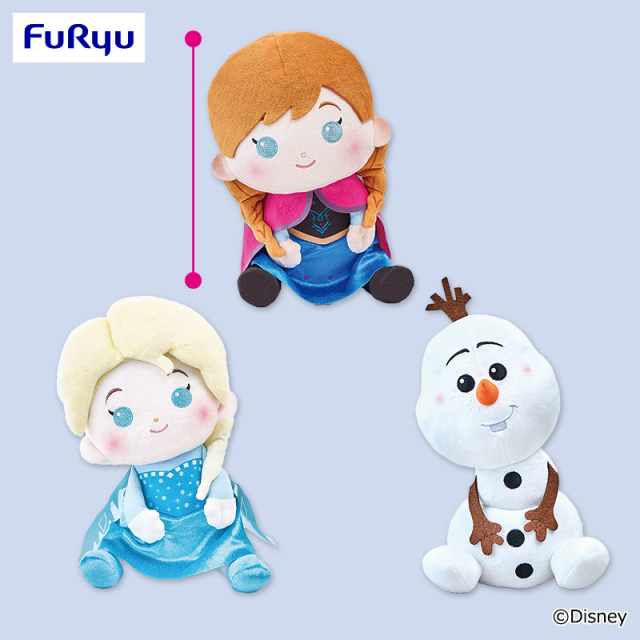 プラザアピア静岡プライズ｜アナと雪の女王　こてっとぺったん BIGぬいぐるみ