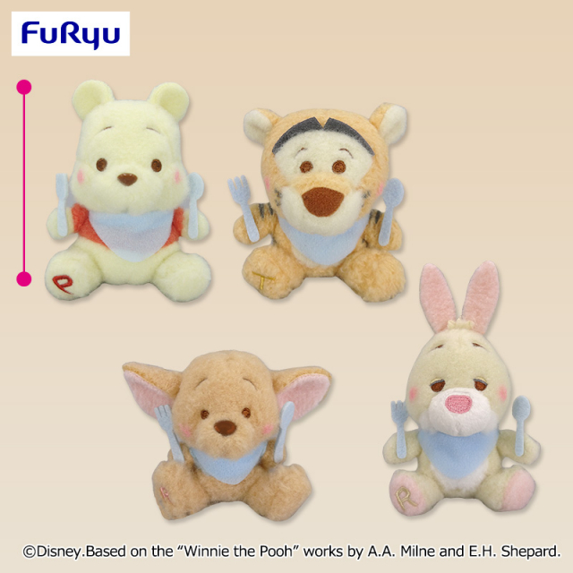 プラザアピア静岡プライズ｜くまのプーさん　ミルキーボア いただきマスコット