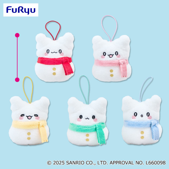 はなまるおばけ　ゆきだるまるまるマスコット