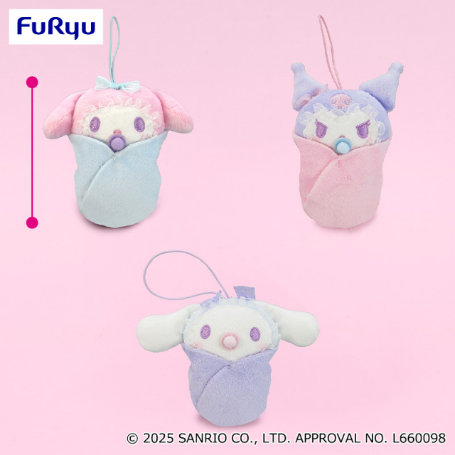 サンリオキャラクターズ　シュガーパーティおくるみマスコット