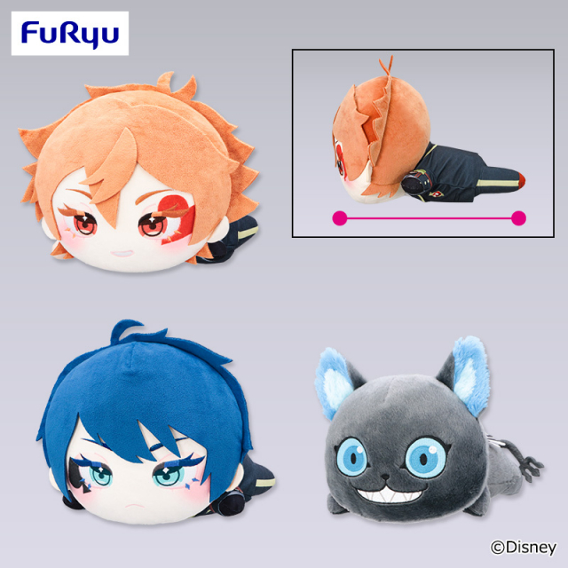 プラザアピア静岡プライズ｜ディズニー ツイステッドワンダーランド ザ アニメーション　プティラヴィ 寝そべりBIGぬいぐるみ～エース・デュース・グリム～