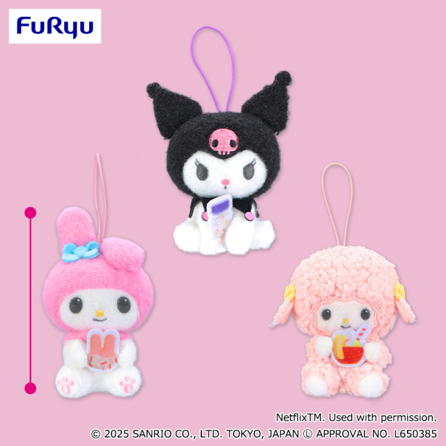 プラザアピア静岡プライズ｜Netflixシリーズ「My Melody & Kuromi」　たべものだっこマスコット