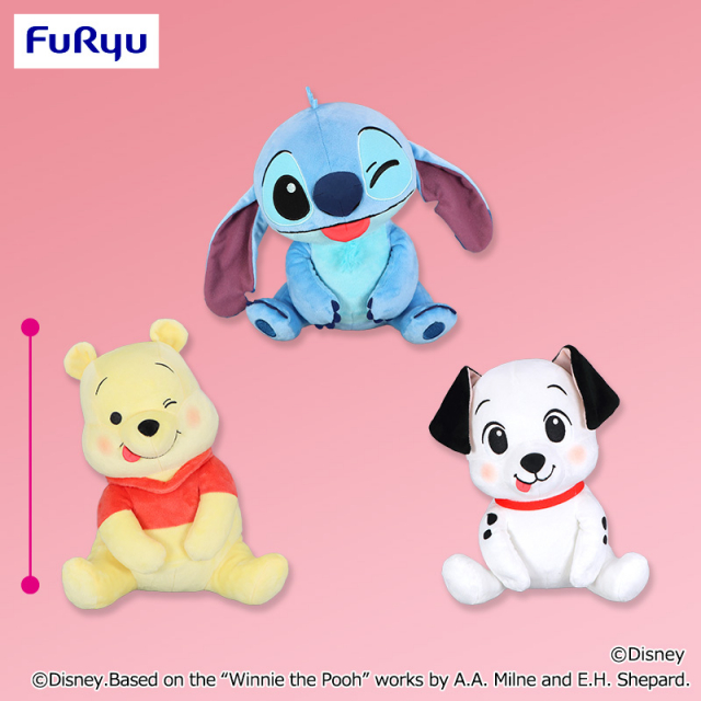 プラザアピア静岡プライズ｜ディズニーキャラクター　こてっとぺったん 舌ぺろBIGぬいぐるみ