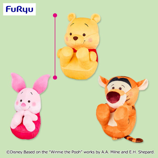プラザアピア静岡プライズ｜くまのプーさん　寝そべりコロコロ BIGぬいぐるみ