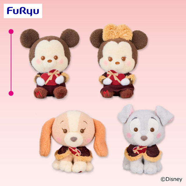 プラザアピア静岡プライズ｜ディズニーキャラクター　ミルキーボア ハートぬいぐるみ