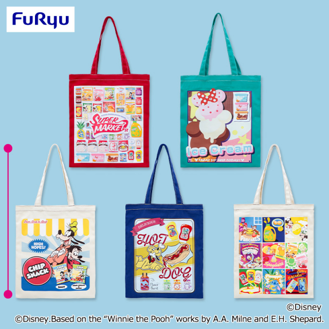 プラザアピア静岡プライズ｜ディズニーキャラクター　Pop Pop Supermarket！ トートバッグ