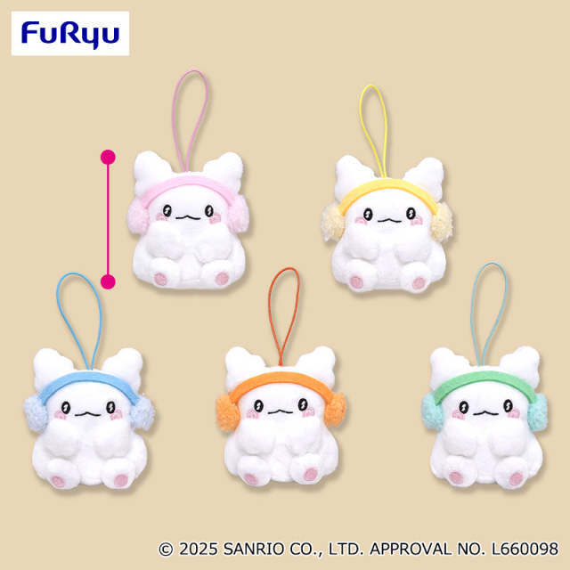 プラザアピア静岡プライズ｜はなまるおばけ　もふもふイヤーマフマスコット