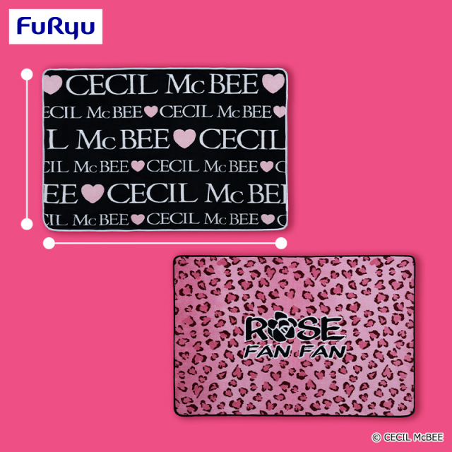 プラザアピア静岡プライズ｜CECIL McBEE/ROSE FAN FAN　ブランドロゴ毛布