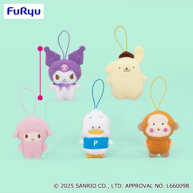 プラザアピア静岡プライズ｜サンリオキャラクターズ　ふわもこワッペンこれくしょんマスコット②