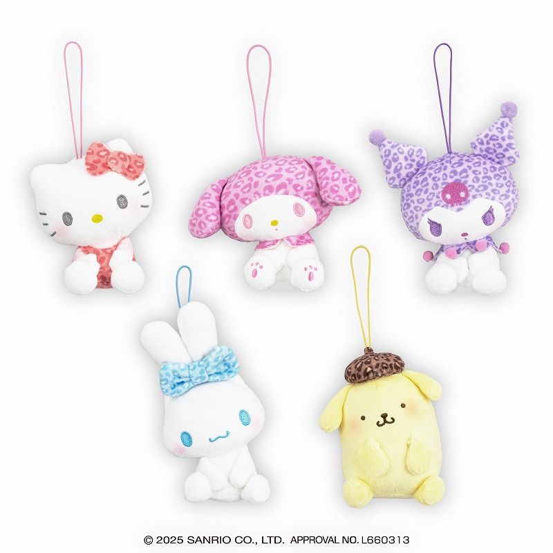 プラザアピア静岡プライズ｜サンリオキャラクターズ ヒョウ柄おすわりちょいデカマスコット