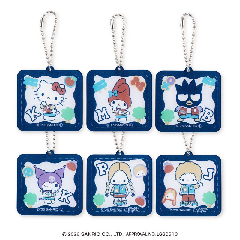 サンリオキャラクターズ グレイッシュハングアウトミニアクリルキーホルダー