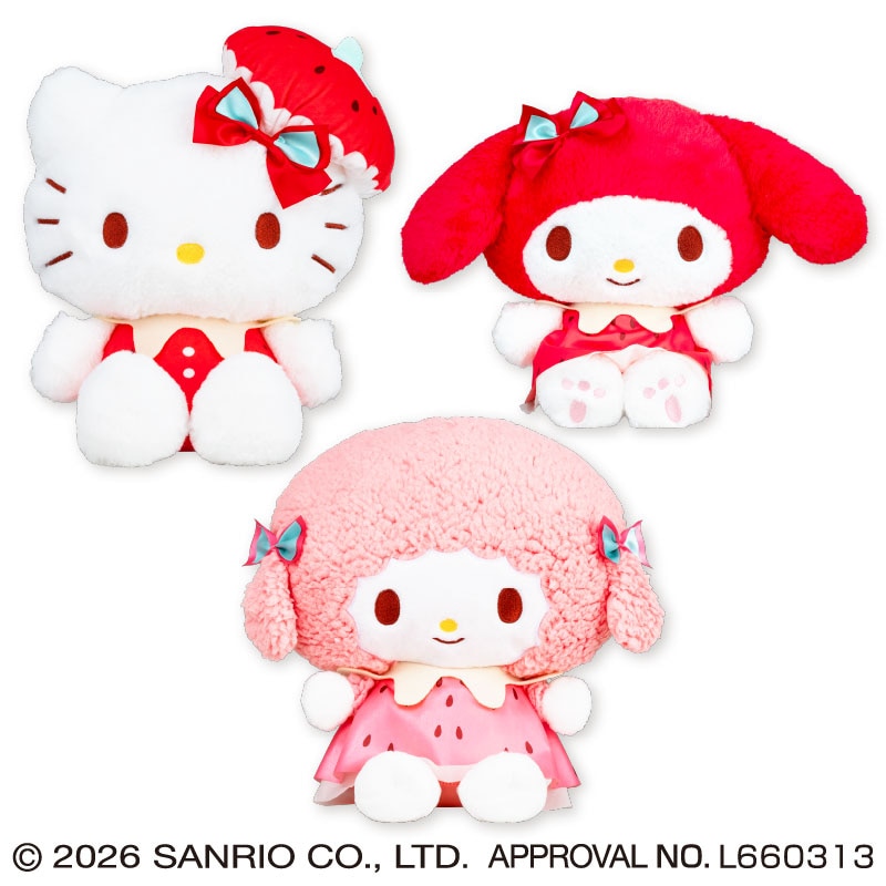 プラザアピア静岡プライズ｜サンリオキャラクターズ いちごみるくメルトドールBIGタイプ1