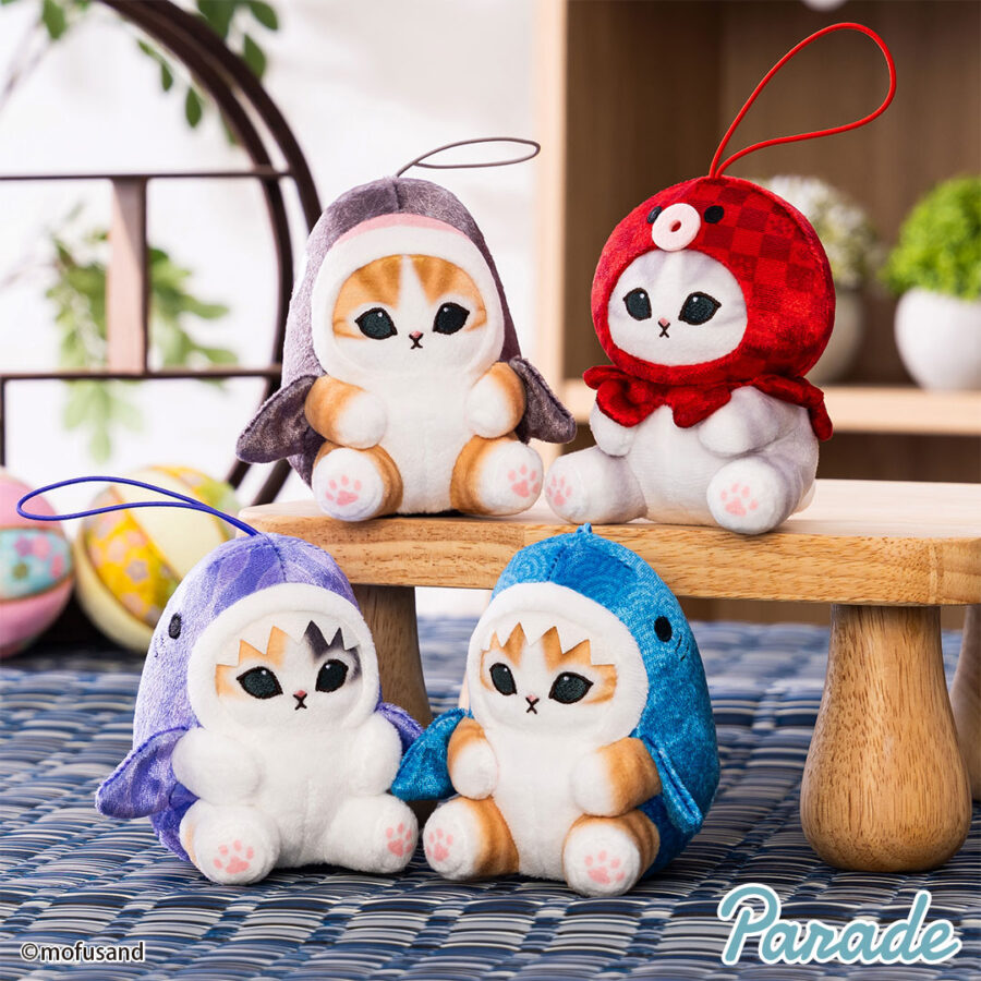 プラザアピア静岡プライズ｜mofusand 海の生き物にゃん～和～ マスコット