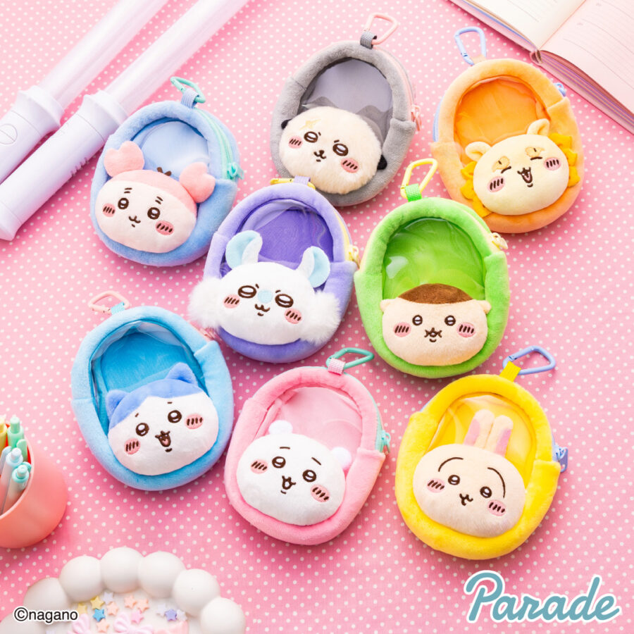 プラザアピア静岡プライズ｜ちいかわ 窓付きおかおミニポーチ