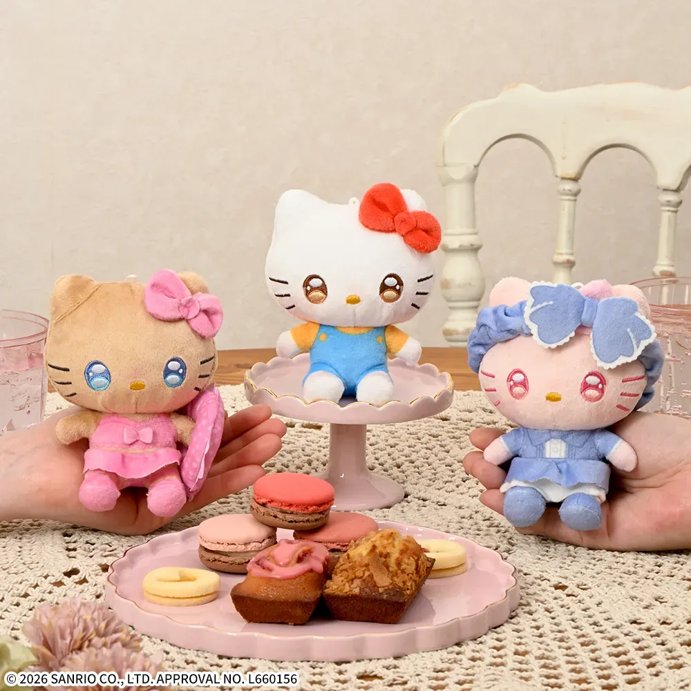 プラザアピア静岡プライズ｜ゆるかわサンリオキャラクターズあいぬいミニぬいぐるみ“ハローキティ”