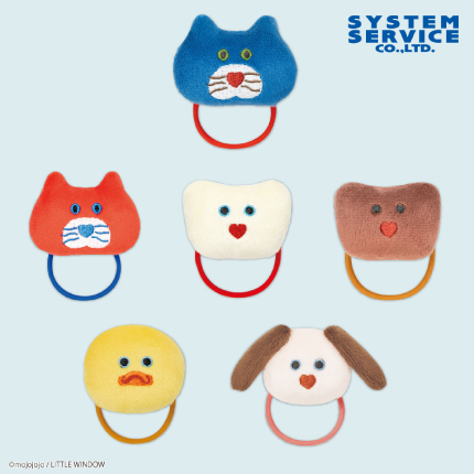 プラザアピア静岡プライズ｜mojojojo　マスコット付きヘアゴム